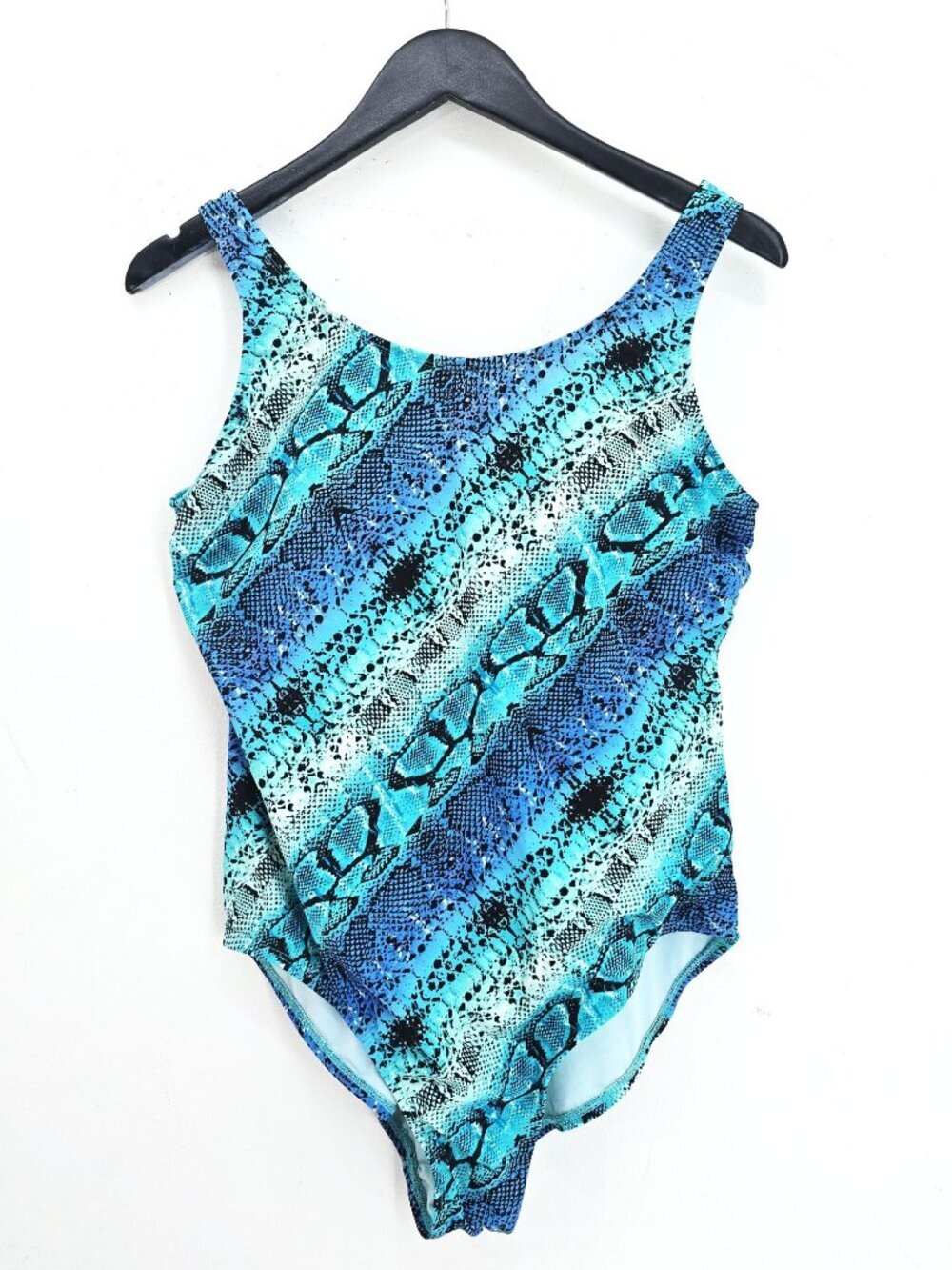Catalina Blue Green Ombre Snakeskin Padded One Piece Swimsuit Women Size XL
